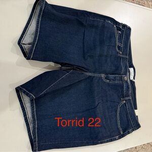 Torrid Indigo Denim Shorts
